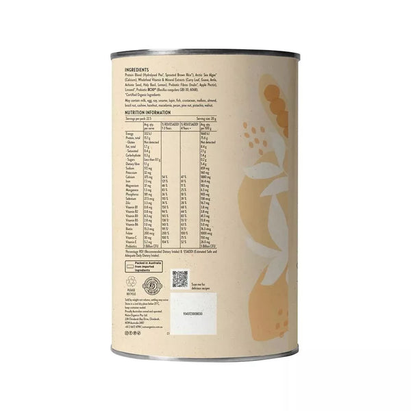 Nutra Organics Thriving Family Protein Unflavoured 450g Protein Multivitamin