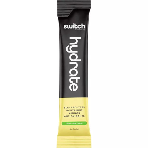 Switch Nutrition Hydrate Electrolytes Lemon Lime 20 x 6g Sachets