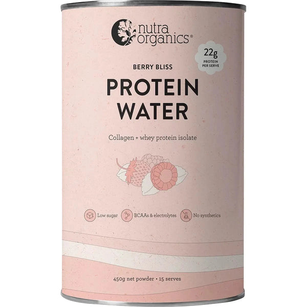 Nutra Organics Protein Water Berry Bliss 450g