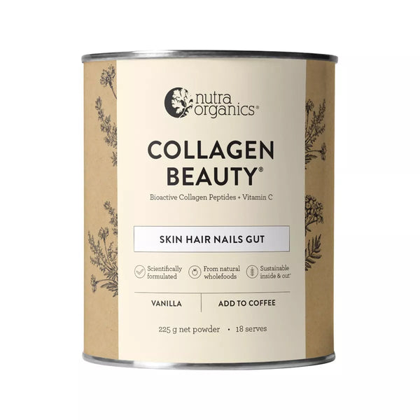 Nutra Organics Collagen Beauty Vanilla 225g