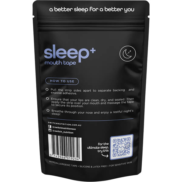 Switch Nutrition Sleep+ Mouth Tape 30 Packs