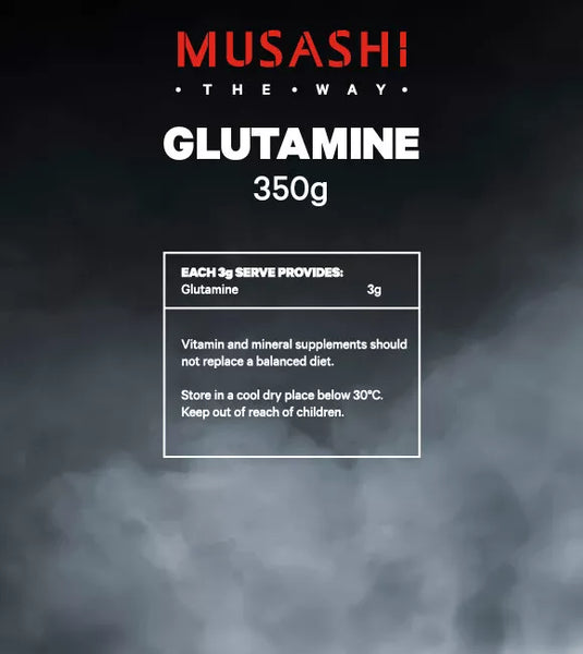 Musashi Glutamine Unflavoured 350g