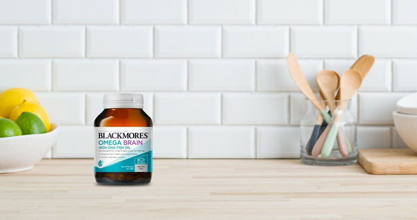Blackmores Omega Brain High DHA Fish Oil 60 Capsules