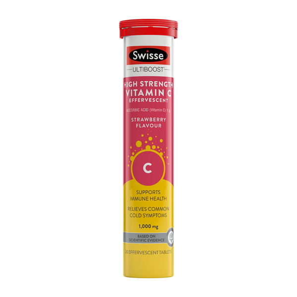 Swisse UltiBoost High Strength Vitamin C Effervescent 60 Tablets