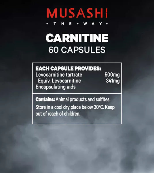 Musashi Carnitine 60 Capsules