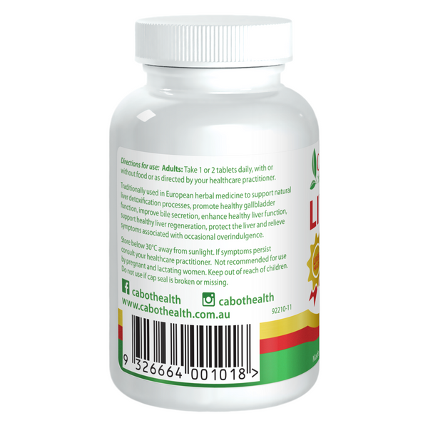 Cabot Health Ultra Potent Livatone Shots 60 Tablets