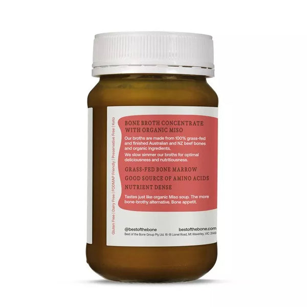 Best of the Bone Bone Broth Concentrate Organic Miso 390g