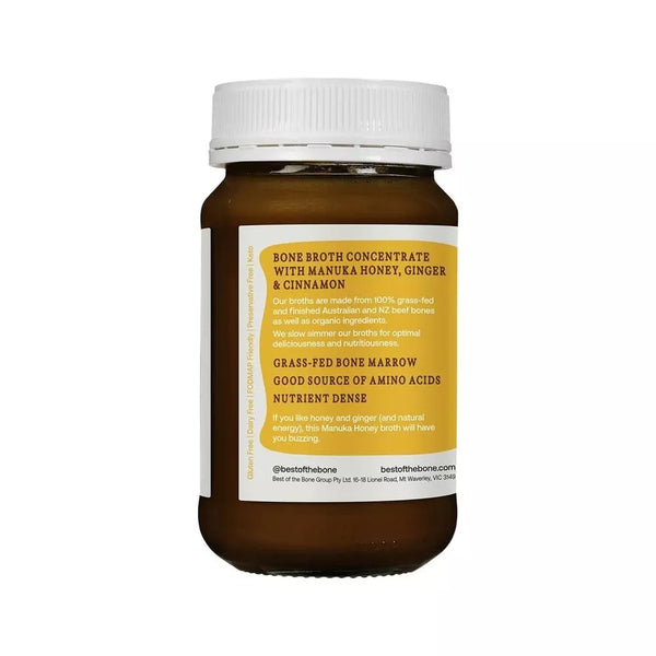 Best of the Bone Bone Broth Concentrate Manuka Honey, Ginger & Cinnamon 390g