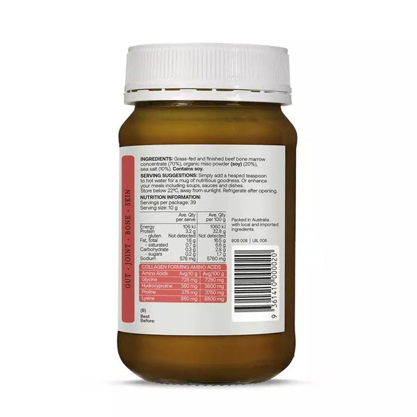 Best of the Bone Bone Broth Concentrate Organic Miso 390g