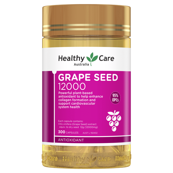 Healthy Care Grape Seed 12000 300 Capsules