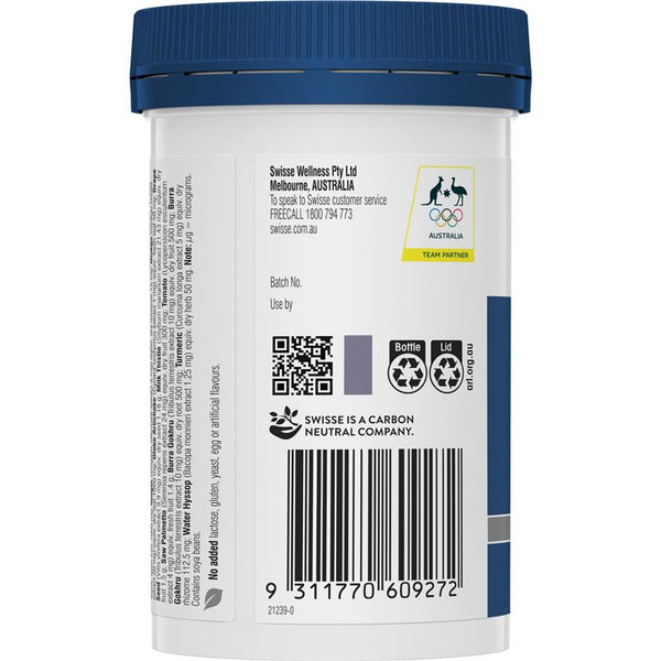 Swisse Men's Ultivite Multivitamin 50+ 90 Tablets
