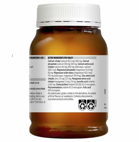 Blackmores Total Calcium Magnesium + D3 200 Tablets