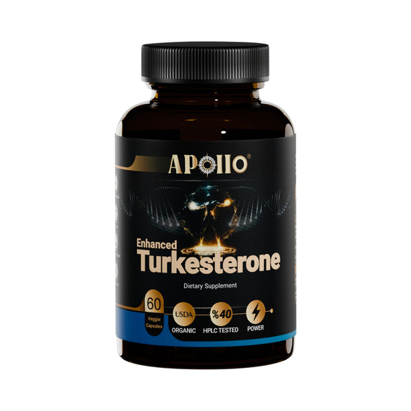 Apollo Enhanced Turkesterone 40% HPLC Tested 60 Capsules