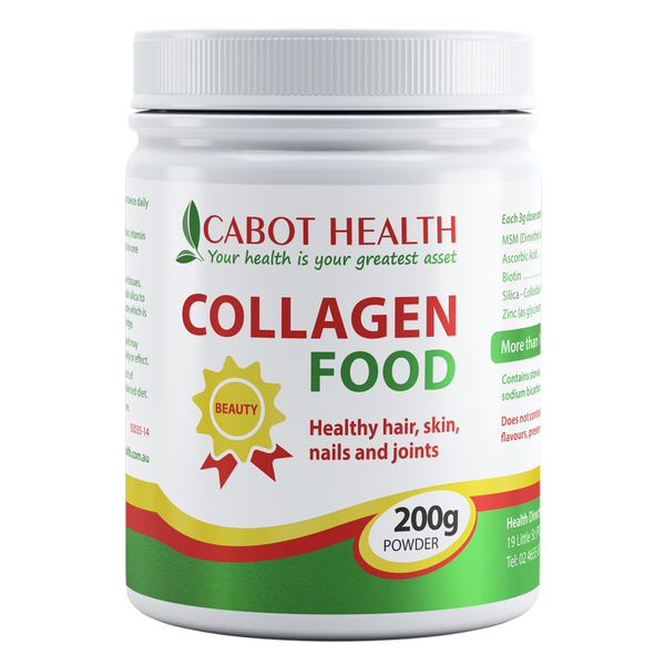 Cabot Health Collagen Food (MSM + VC + Silica) 200g