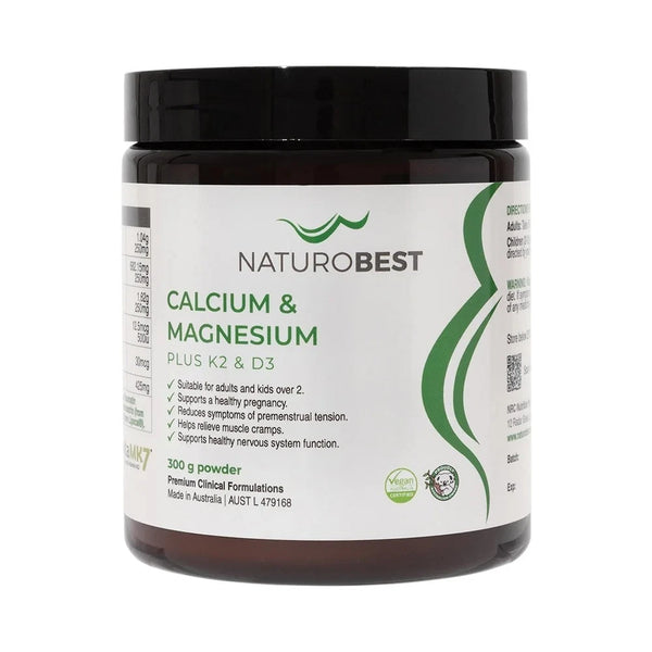 NaturoBest Calcium & Magnesium Plus K2 & D3 300g