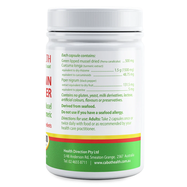 Cabot Health Natural Pain Manager 100 Capsules
