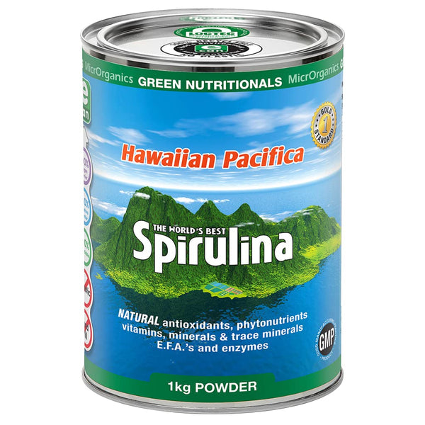 MicrOrganics Green Nutritionals Hawaiian Pacifica Spirulina Powder 1KG