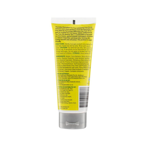 Thursday Plantation Tea Tree Exfoliating Face Scrub for Acne 100ml