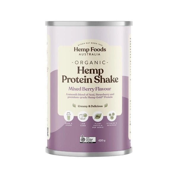 Hemp Foods Australia Hemp Protein Shake Mixed Berry 420g