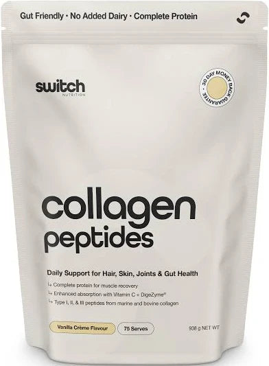 Switch Nutrition Collagen Peptides Vanilla Creme 938g