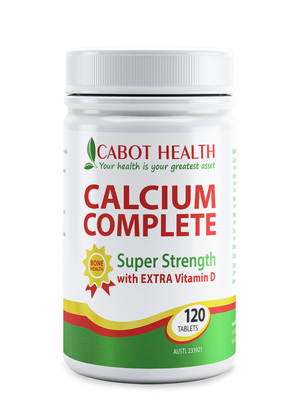 Cabot Health Calcium Complete Super Strength with Extra Vitamin D 120 Tablets