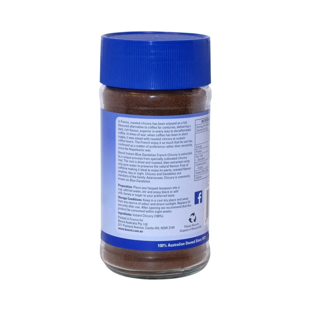 Bonvit Instant Blue Dandelion French Chicory 100g – AS Beauty & Health