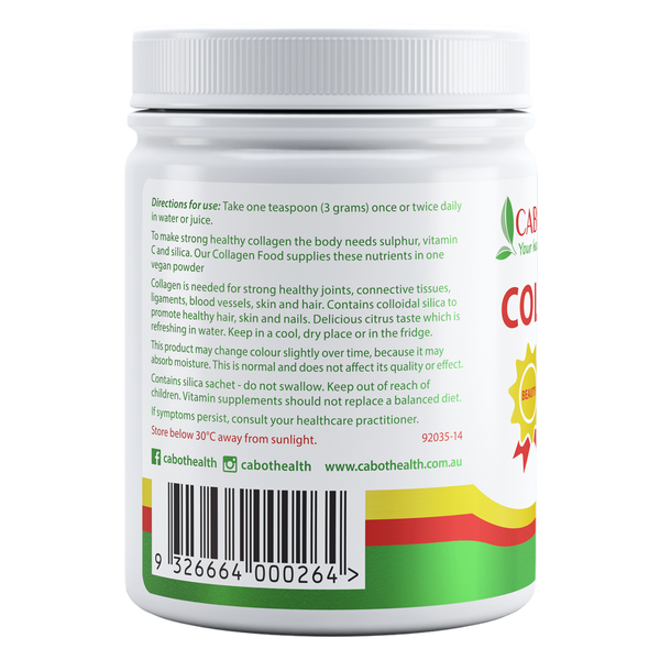 Cabot Health Collagen Food (MSM + VC + Silica) 200g