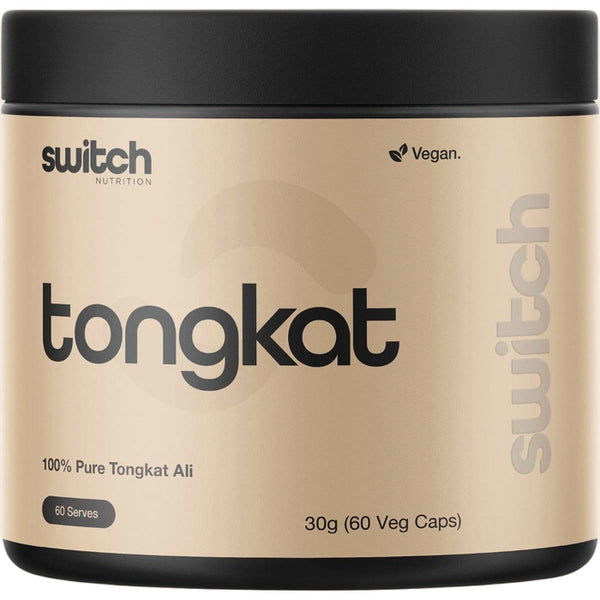 Switch Nutrition Tongkat Ali 100% Pure Tongkat Ali 60 Capsules Eurycoma