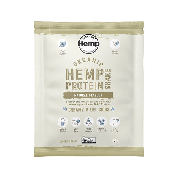 Hemp Foods Australia Hemp Protein Shake Natural 35g x 7 Sachets