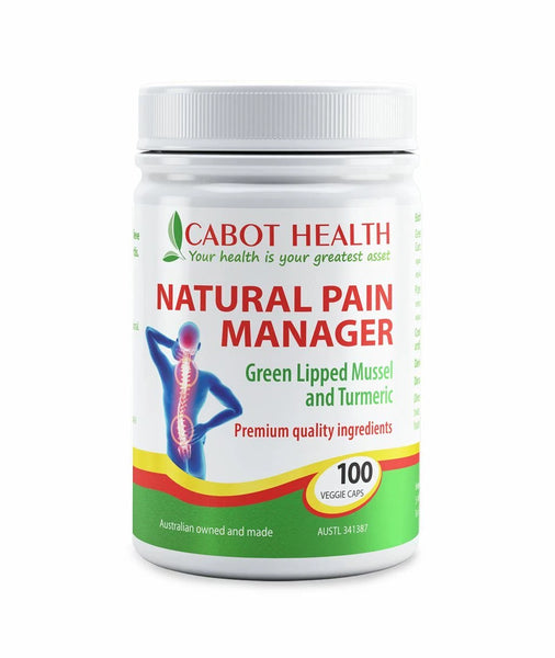 Cabot Health Natural Pain Manager 100 Capsules