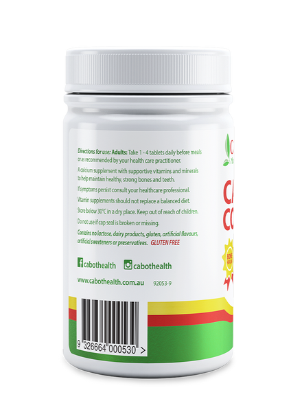 Cabot Health Calcium Complete Super Strength with Extra Vitamin D 120 Tablets