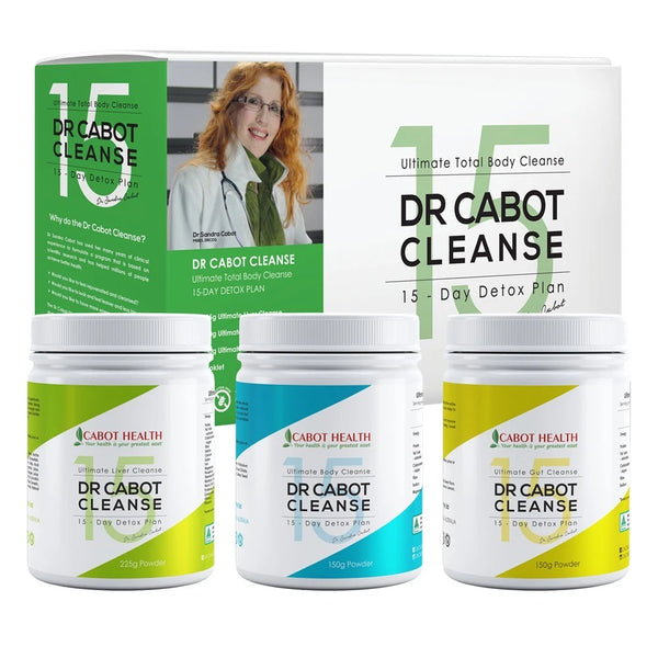 Dr Cabot Cleanse Ultimate Body Cleanse 15 Day Detox Plan + Recipe Book