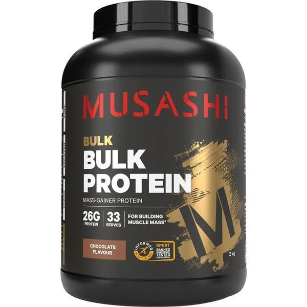 Musashi Bulk Protein Chocolate 2KG Powder