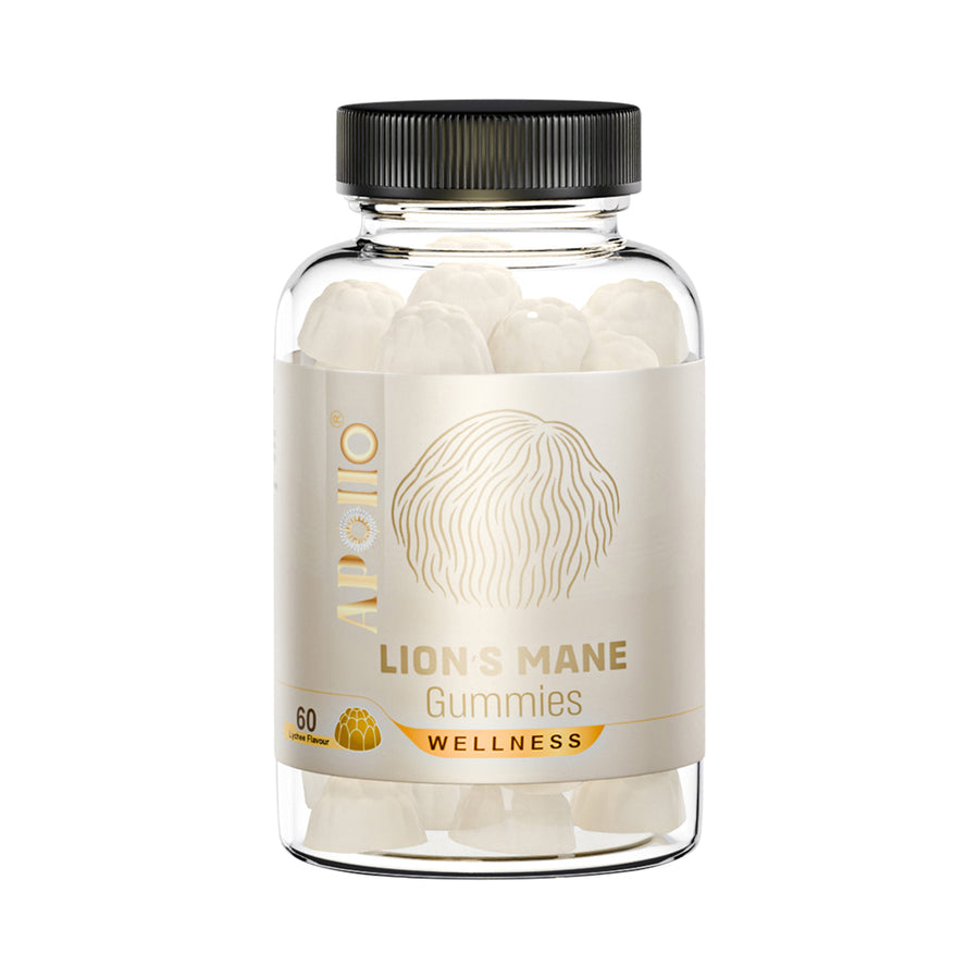 Apollo Lions Mane 60 Gummies Lychee Flavoured