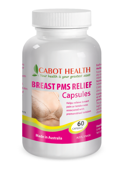 Cabot Health Breast PMS Relief 60 Capsules
