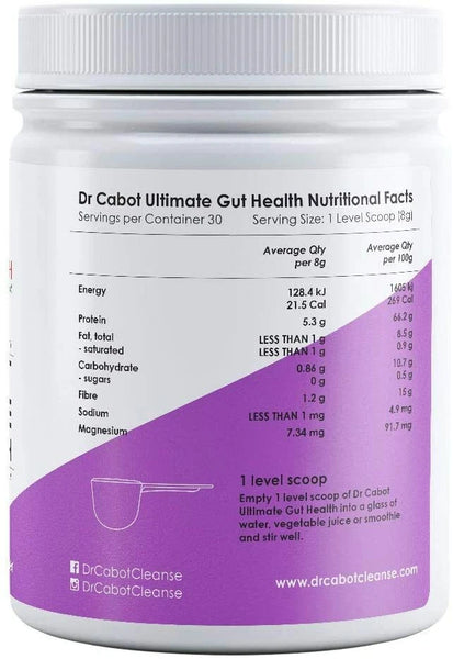 Cabot Health Dr Cabot Ultimate Gut Health 250g