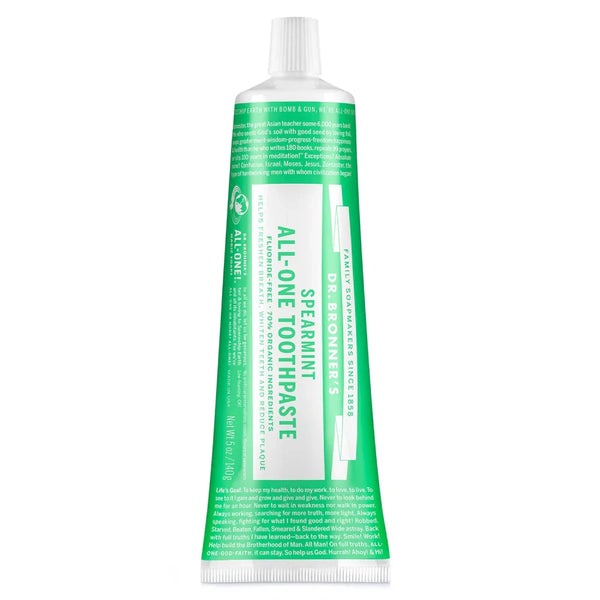Dr. Bronner's Spearmint All-One Toothpaste 140g