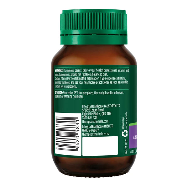 Thompson's B Complex Plus Herbs 60 Tablets