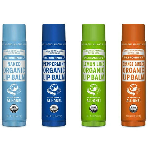Dr. Bronner‘s Organic Lip Balm Four Balms Pack 4g x 4 Balms