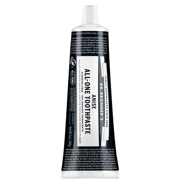 Dr. Bronner's Anise All-One Toothpaste 140g