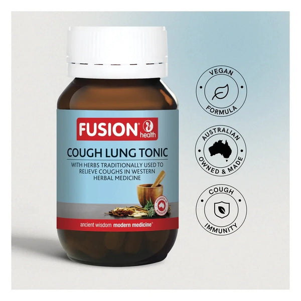 Fusion Health Cough Lung Tonic 60 Capsules