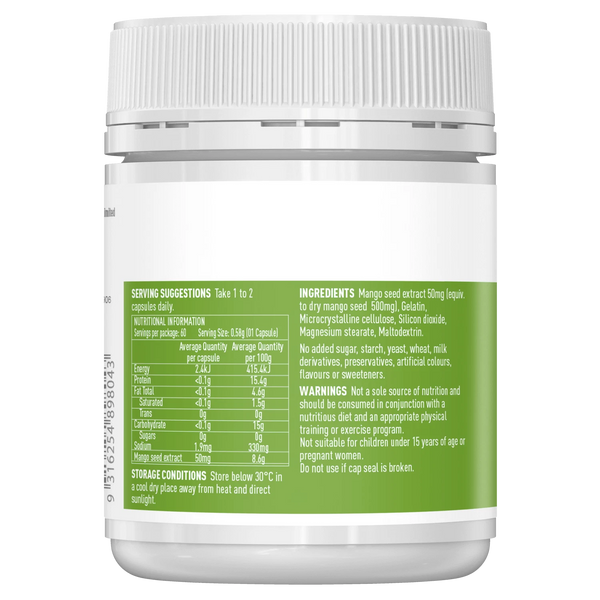 Healthy Care African Mango Seed Extract 60 Capsules