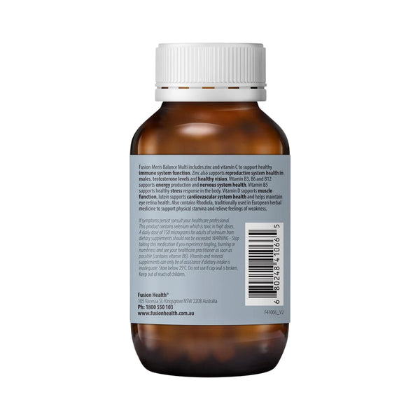 Fusion Health Men's Balance Multi 60 Tablets