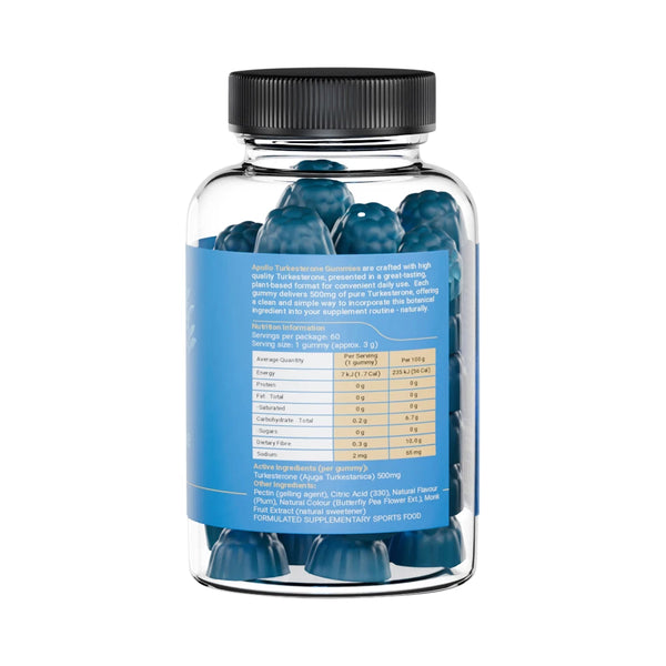 Apollo Turkesterone 60 Gummies Plum Flavour