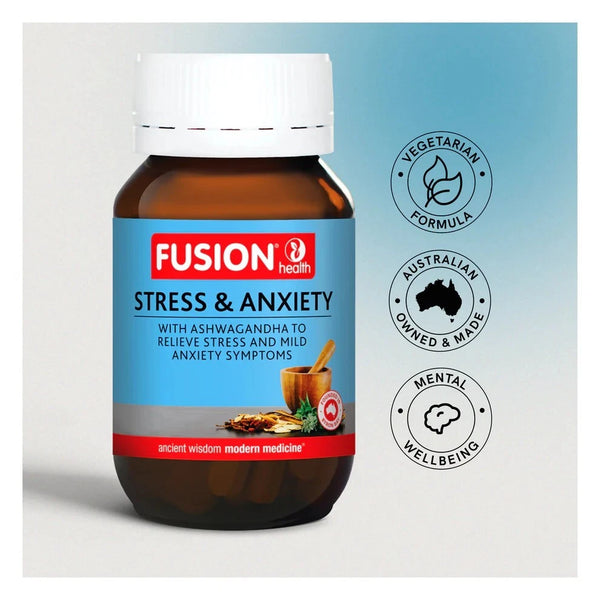Fusion Health Stress & Anxiety 120 Tablets