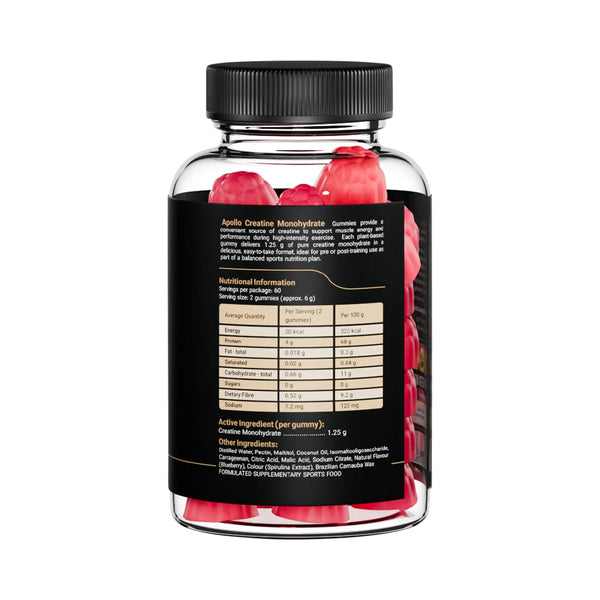 Apollo Creatine Monohydrate Watermelon Flavour 120 Gummies