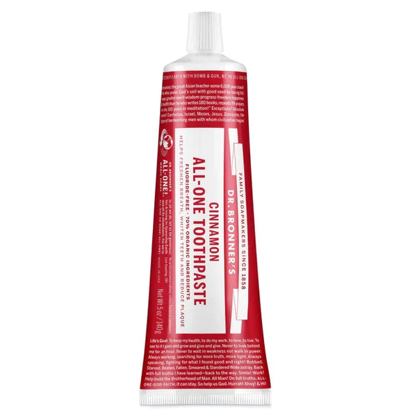 Dr. Bronner's Cinnamon All-One Toothpaste 140g