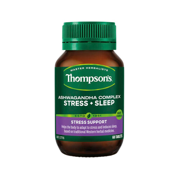 Thompson's Ashwagandha Complex Stress + Sleep 60 Tablets