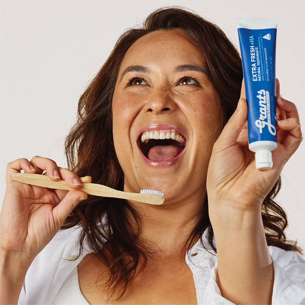 Grants Of Australia Extra Fresh + HA Natural Toothpaste 110g Fluoride Free