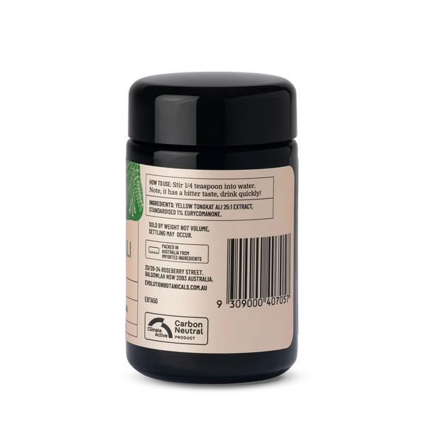 Evolution Botanicals Tongkat Ali Longjack Plant 120 Capsules